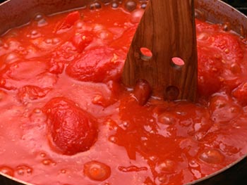 Relax, this is tomato sauce.